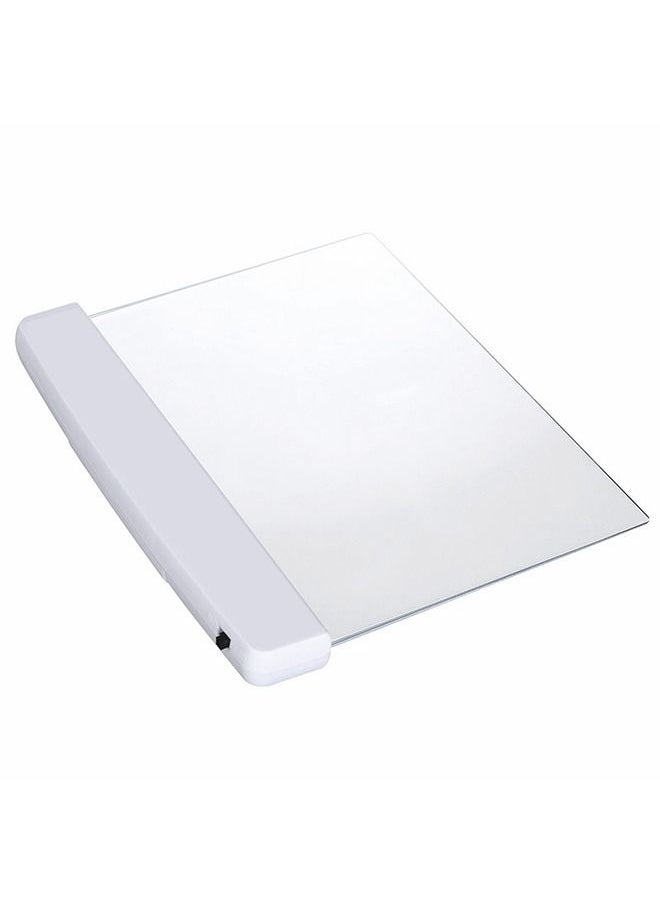 Generic - LED Book Light, Desk Lamps Reading Night Light Flat Plate Portable Car Travel Reading Lights for Books in Bed Eyes Protect Panel Book Reading Lamp Paperback Night Vision White - Image 1