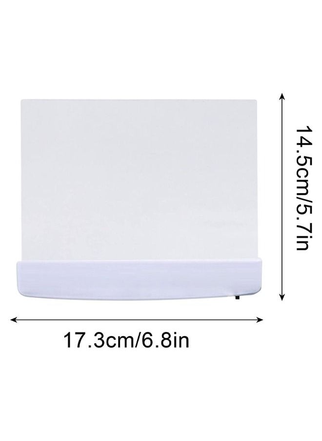 Generic - LED Book Light, Desk Lamps Reading Night Light Flat Plate Portable Car Travel Reading Lights for Books in Bed Eyes Protect Panel Book Reading Lamp Paperback Night Vision White - Image 1