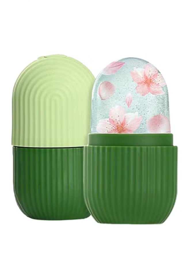 إسكدنيا Ice Roller For Face, Beauty Facial Massage  Ainkcne Puffiness Relief Green - Image 1