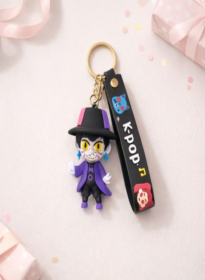 WP WANNA PARTY Wanna Party Kpop Demon Hunters Cartoon Keychains, Jinu Keychain for Boys and Girls, Cute Backpack Key Chain Accessories Wristlet chain Return Gift Items for Boys & Girls - Image 5