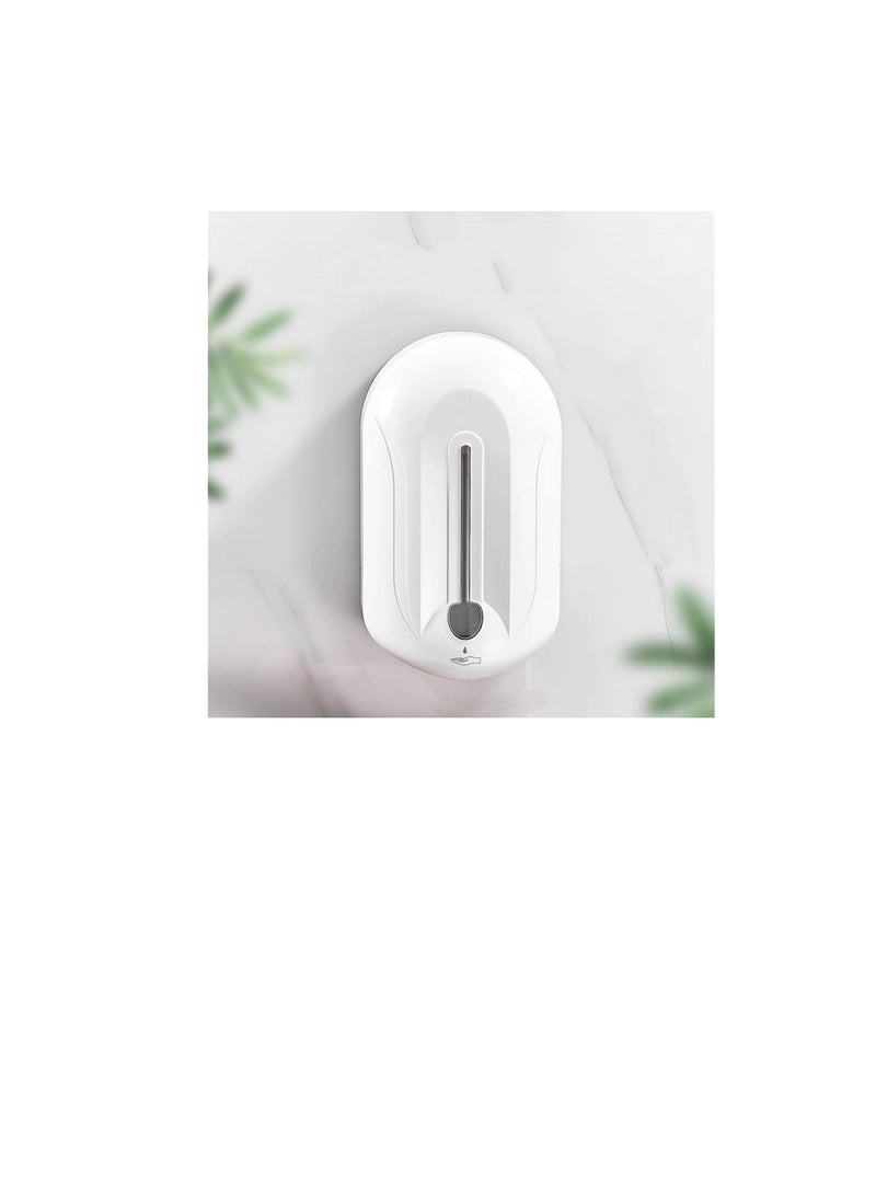 موزع صابون مثبت على الحائط بدون لمس ، موزع مطهر يدوي أوتوماتيكي خالٍ من اللمس مستشعر ذكي للحركة ، 4 قطع بطاريات "AA" تعمل للمنزل ... - Image 1