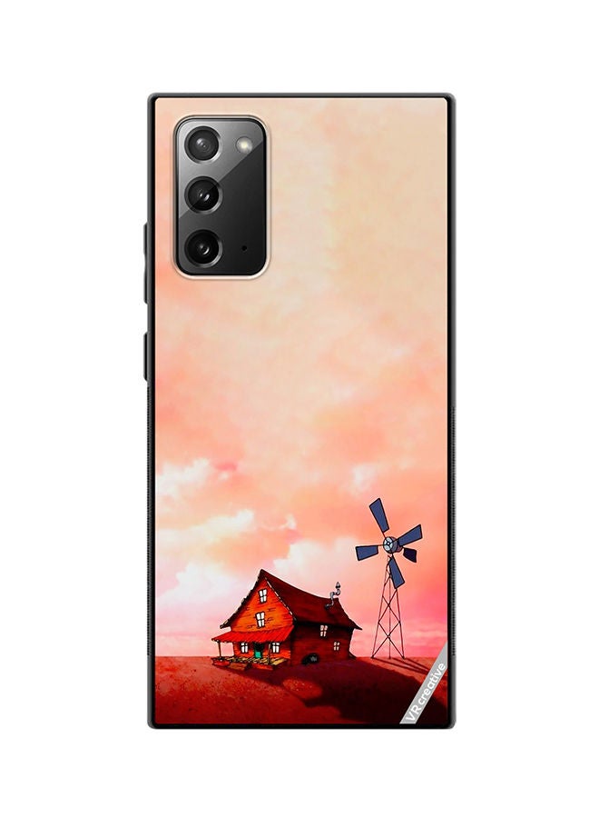 VR CREATIVE Protective Case Cover For Samsung Galaxy Note20 5G House Design Multicolour - Image 1