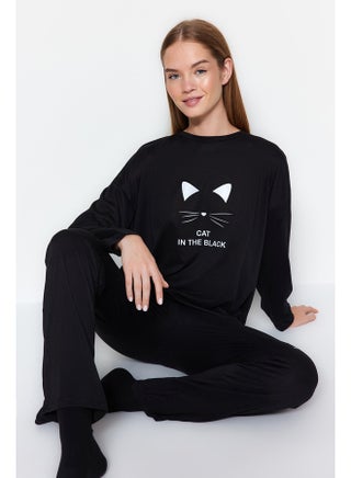 Pajama Set - Black - pzsku/ZB51CA4007F54DFACEDD2Z/45/_/1709038921/74f6ca54-979d-476f-afec-2902744a1481
