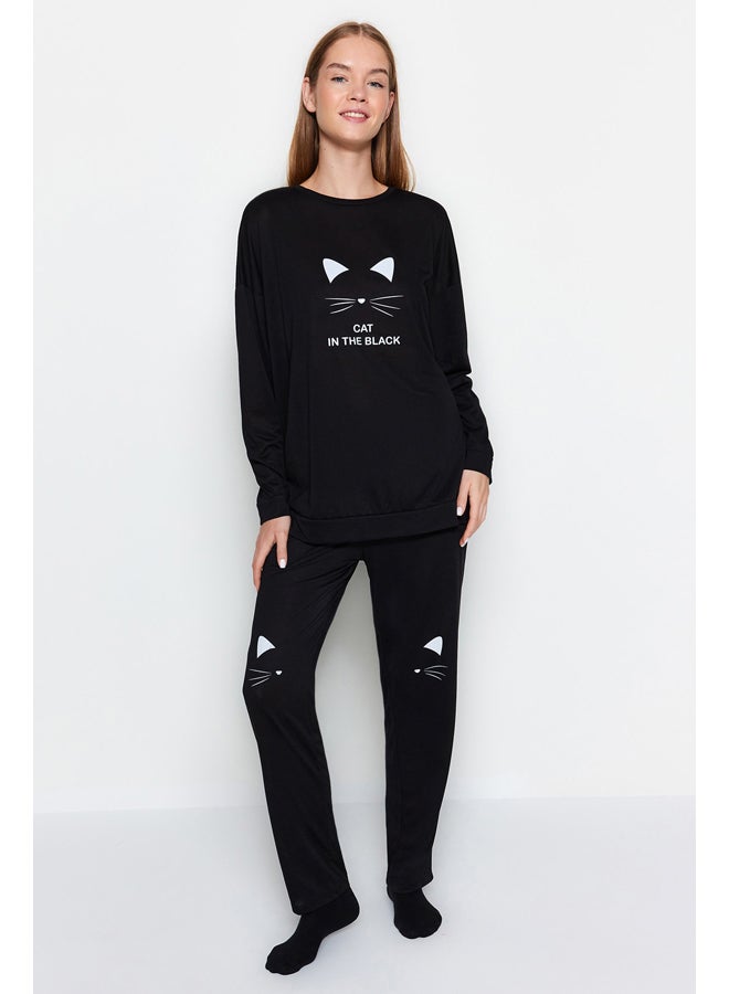 Pajama Set - Black