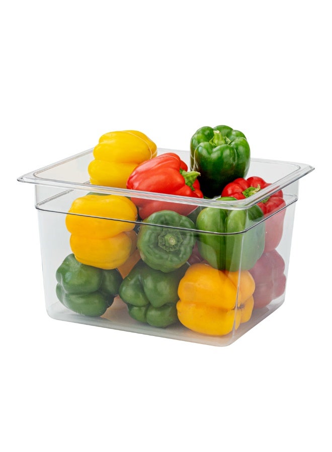 Restaurantware 1/2 Size Food Storage Containers, 10 8 Inch Deep Proofing Boxes - Rectangle, Graduated Measurements, Clear Plastic Food Grade Storage Containers, Dishwashable, Lids Sold Separately  - Image 2