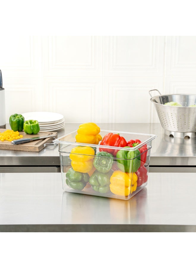 Restaurantware 1/2 Size Food Storage Containers, 10 8 Inch Deep Proofing Boxes - Rectangle, Graduated Measurements, Clear Plastic Food Grade Storage Containers, Dishwashable, Lids Sold Separately  - Image 4