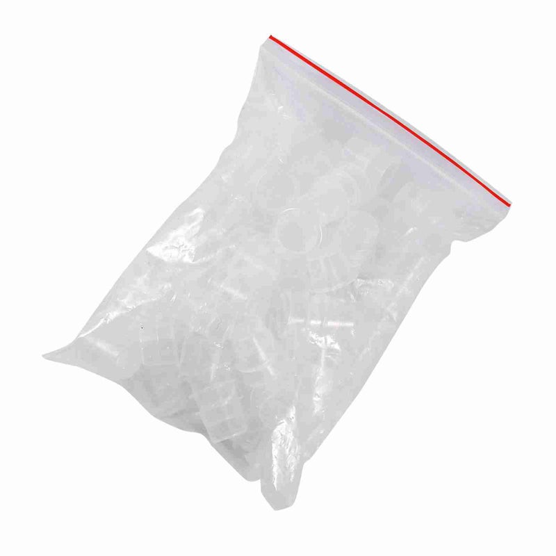 100Pcs/Set Tattoo Ink Cap Cup Container Plastic Permanent Makeup Pigment Accessories Holder (M) - Image 4