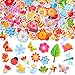 JULBEAR 300 Pieces Spring Foam Stickers SelfAdhesive Cartoon Flower Butterfly Garden Foam Stickers for Kids Spring Theme Party Favors Decoration Classroom School Activity Cards DIY Arts Crafts - Image 2