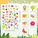 JULBEAR 300 Pieces Spring Foam Stickers SelfAdhesive Cartoon Flower Butterfly Garden Foam Stickers for Kids Spring Theme Party Favors Decoration Classroom School Activity Cards DIY Arts Crafts - Image 4