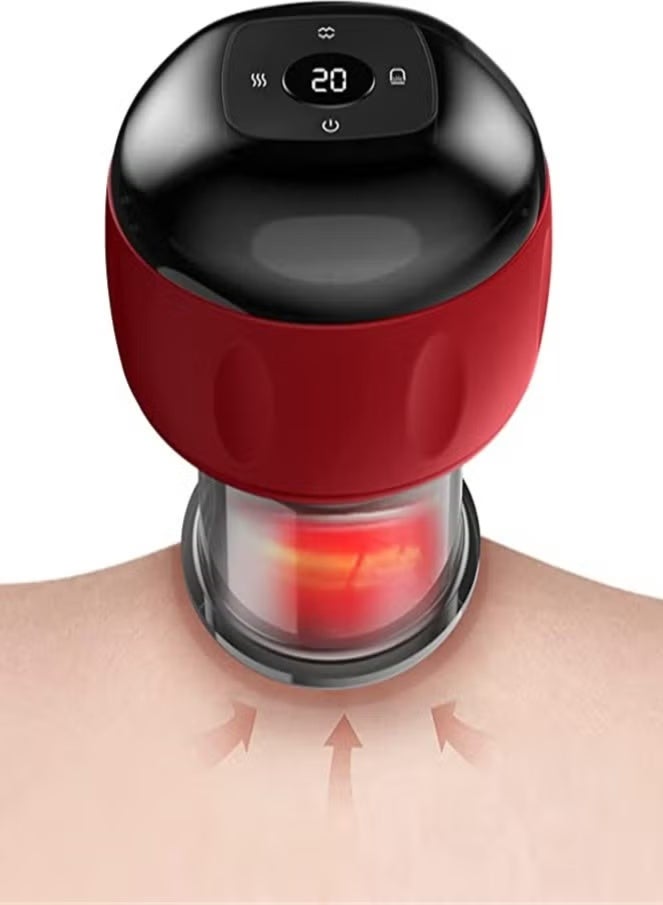 Smart Dynamic Cupping Therapy Set Cellulite Massager 3 in 1 Vacuum Therapy Machine Cellulite Remover Gua Sha Massage Tool with12 Level Temperature and Suction massage machine - Image 1