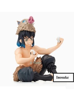 Trunkin Trunkin Demon Slayer Inosuke Hashibira Perching Sitting Eating Action Figure Kimetsu no Yaiba Anime Figure Weeb Manga Collectible  - Image 4