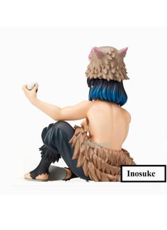 Trunkin Trunkin Demon Slayer Inosuke Hashibira Perching Sitting Eating Action Figure Kimetsu no Yaiba Anime Figure Weeb Manga Collectible  - Image 5