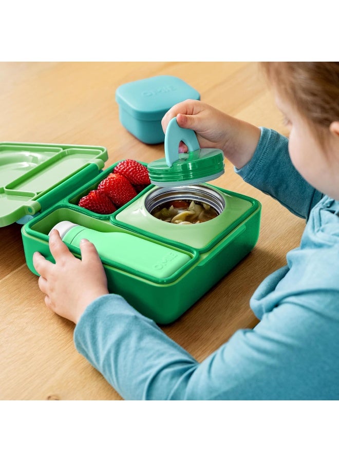 OMIE OmieBox Kids Bento Lunch Box, Stainless Steel Bowl, 250ml (Apple Green)  - Image 3