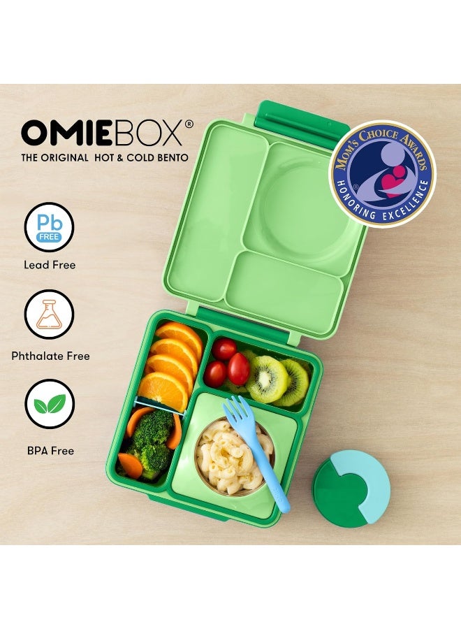 OMIE OmieBox Kids Bento Lunch Box, Stainless Steel Bowl, 250ml (Apple Green)  - Image 4