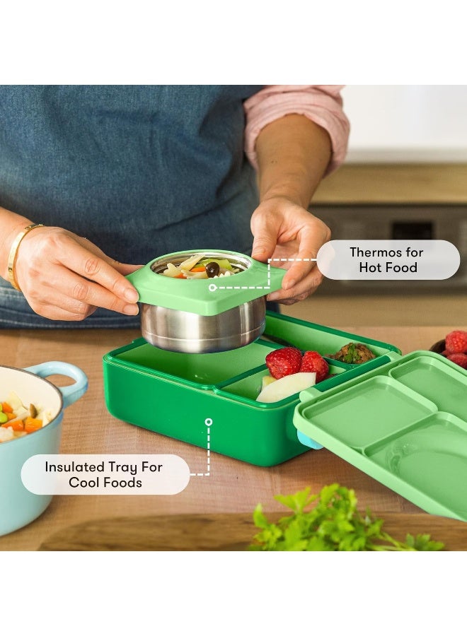 OMIE OmieBox Kids Bento Lunch Box, Stainless Steel Bowl, 250ml (Apple Green)  - Image 5