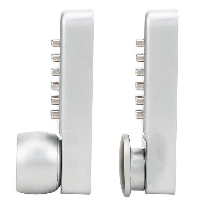 Double Sided Mechanical Lock: Zinc Alloy Material, 1-11 Digit Combination Setting, Battery-Free Mechanized Operation - Waterproof Design, Quiet Sturdy Bolt, Indoor Outdoor Anti-Lock Function for Patio - Image 4