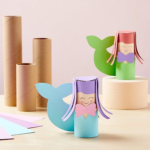 Bright Creations Cardboard Tubes - Toilet Paper Rolls for Crafts & Paper Tubes - Sturdy Project Base & Sculpting Cardboard Rolls for Assorted DIY Art Materials & Supplies - 4, 6 & 8 in, 36-Pack - Image 5