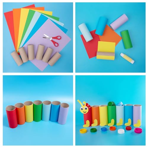 Bright Creations Cardboard Tubes - Toilet Paper Rolls for Crafts & Paper Tubes - Sturdy Project Base & Sculpting Cardboard Rolls for Assorted DIY Art Materials & Supplies - 4, 6 & 8 in, 36-Pack - Image 3