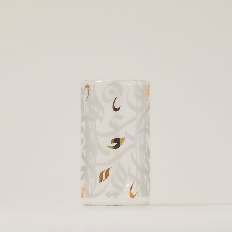 Dallaty gold and grey glass tea cups set 6 pcs - Image 2