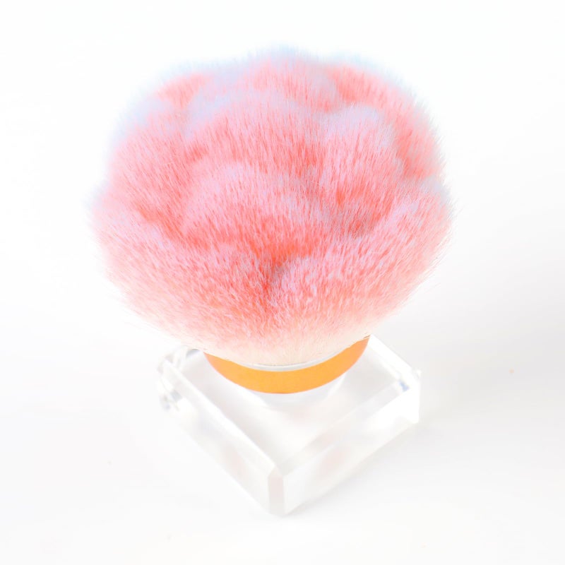 ANGNYA Nail Dust Brush for Acrylic Nails, Pink Rose Soft Brush Nail Art Dust Powder Remover Makeup Brushes Manicure Brush Clean Up Tools Nail Art Brush - Image 3