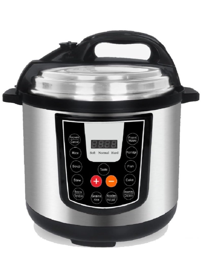 Generic - Electric Pressure Cooker, Slow Cooker, Rice Cooker, Smart Pot, 6L Capacity Non-Stick Inner Pot, Stainless Steel, Multi-Function, Smart Cooking, Factory Direct Multi Cooker, Home Applainces - Image 1