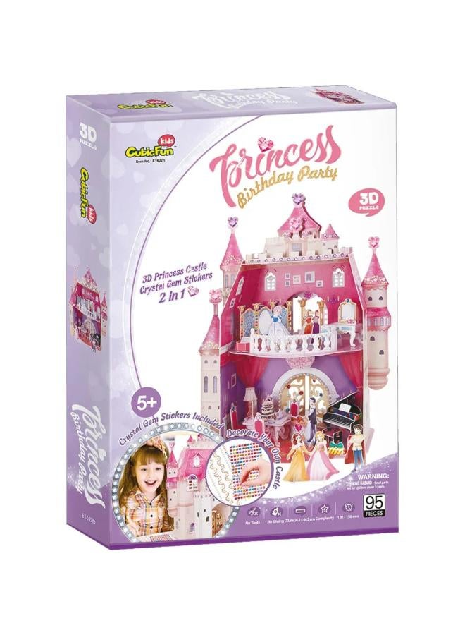 CubicFun Princess Birthday Party 3D Puzzle - Image 1