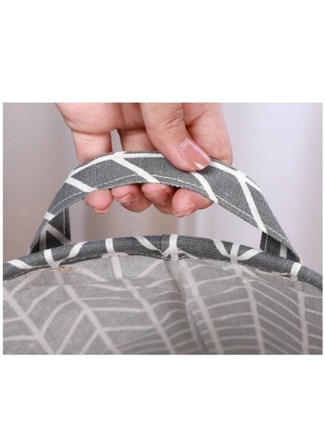 HOMESTAR Linen Laundry Baskets Dirty hamper, Foldable Storage Basket as Space Saving Organizer for Storing Laundry, Quilt, Kid’s Toys - Image 3