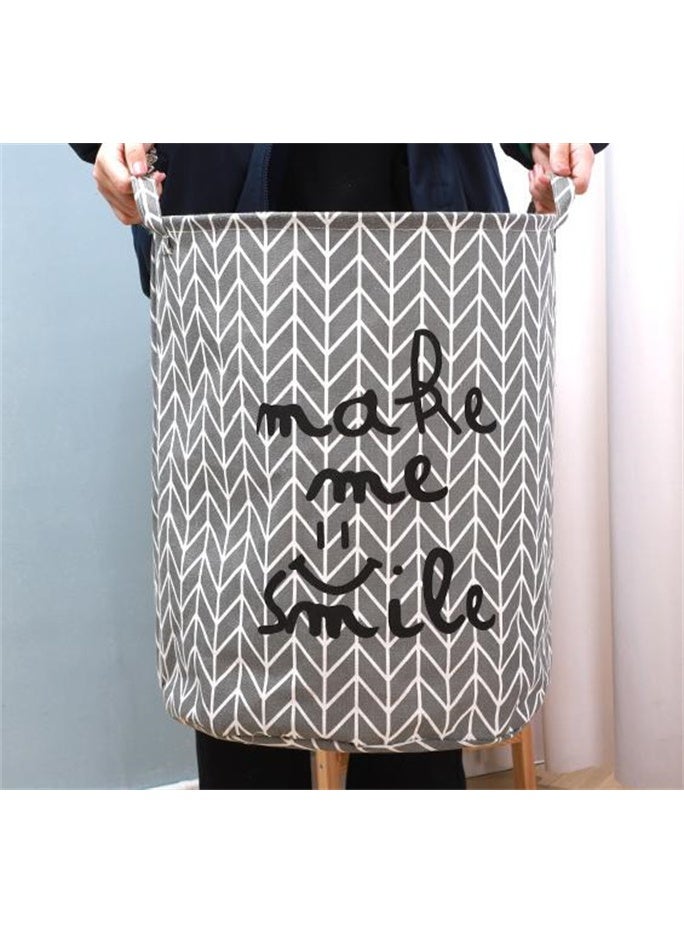 HOMESTAR Linen Laundry Baskets Dirty hamper, Foldable Storage Basket as Space Saving Organizer for Storing Laundry, Quilt, Kid’s Toys - Image 2