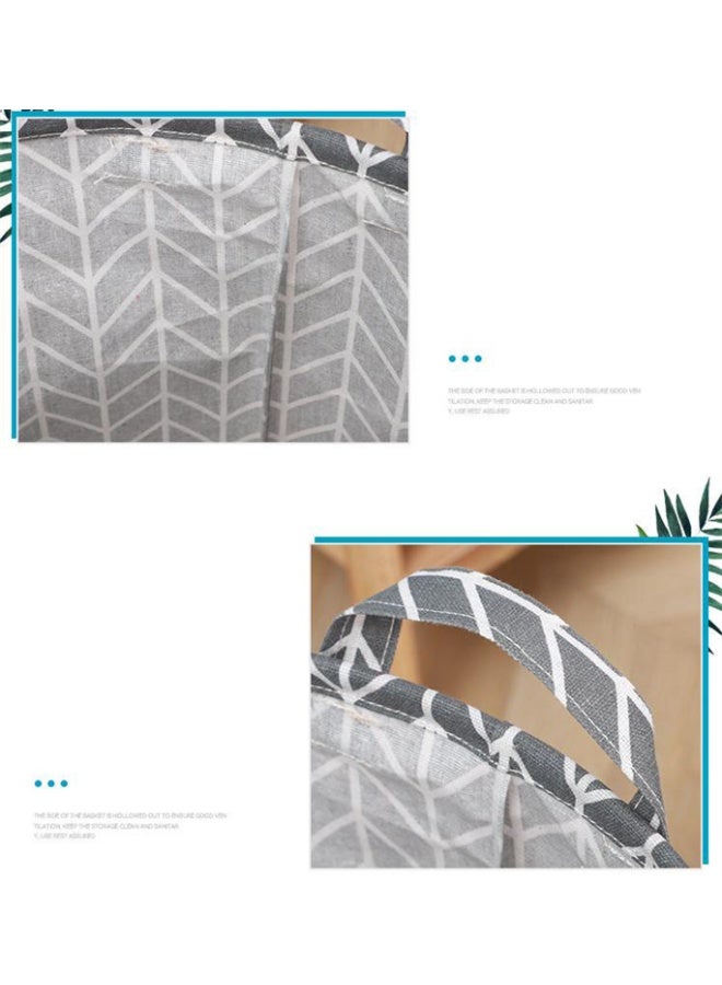 HOMESTAR Linen Laundry Baskets Dirty hamper, Foldable Storage Basket as Space Saving Organizer for Storing Laundry, Quilt, Kid’s Toys - Image 5