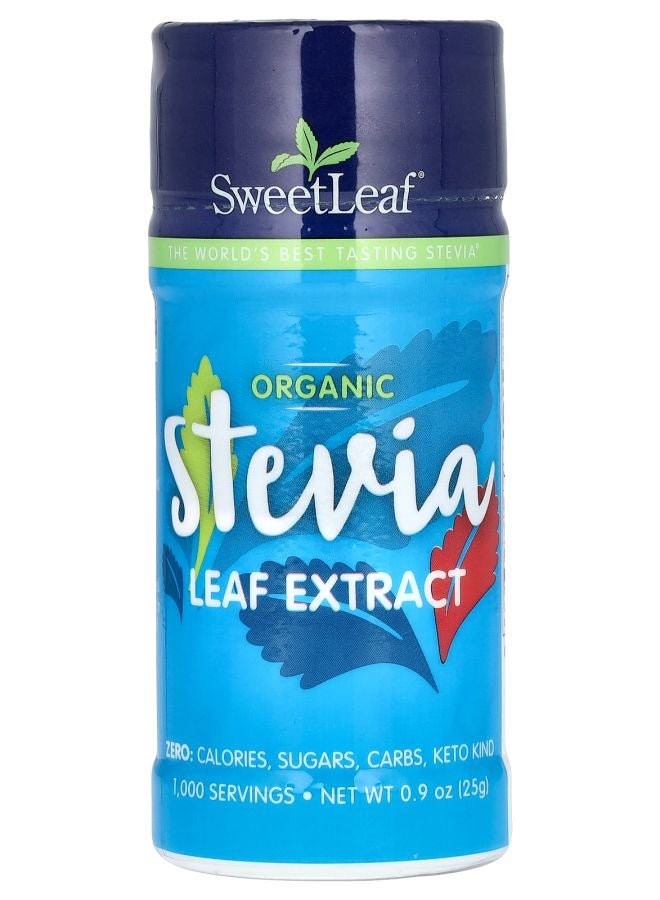 SweetLeaf Organic Stevia Leaf Extract 0.9 oz (25 g)
