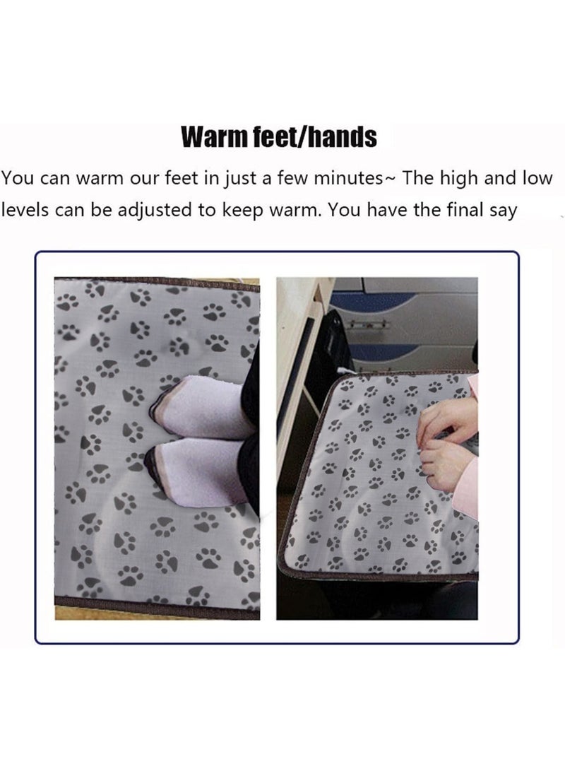 Adjustable Pet Heating Pad, Waterproof Cats Heating Pad, Dog Heated Mat, Pet Warming Pad, Electric Pet Pad with 2 Speed Adjustable for Dog Cat House, Whelping Box - Image 3