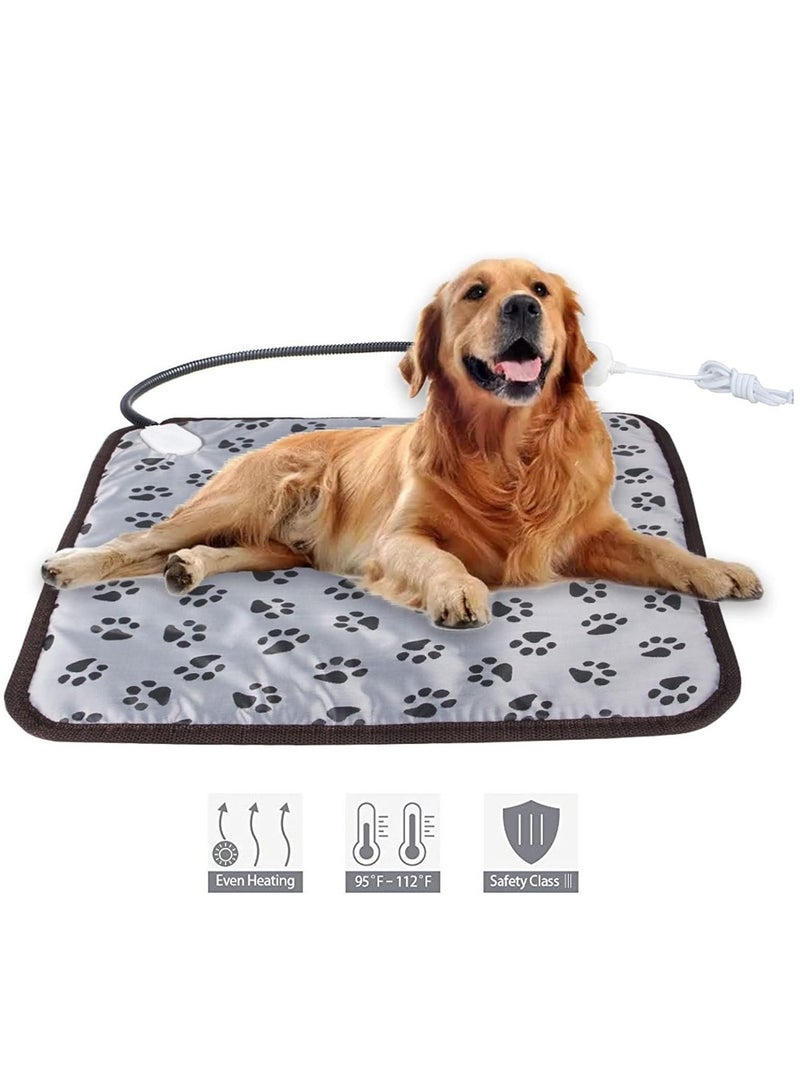 Adjustable Pet Heating Pad, Waterproof Cats Heating Pad, Dog Heated Mat, Pet Warming Pad, Electric Pet Pad with 2 Speed Adjustable for Dog Cat House, Whelping Box - Image 2