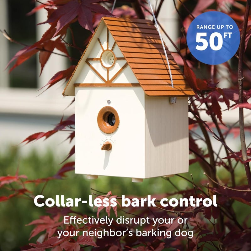 PetSafe Outdoor Ultrasonic Bark Control - Bird House Design, Weatherproof Barking Deterrent for All Dog Sizes - Image 3