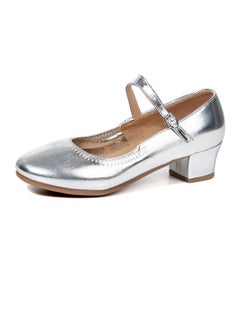 Beauenty New Dual Climbing Square Dance Shoes for WomenSilver Silver  - Image 5