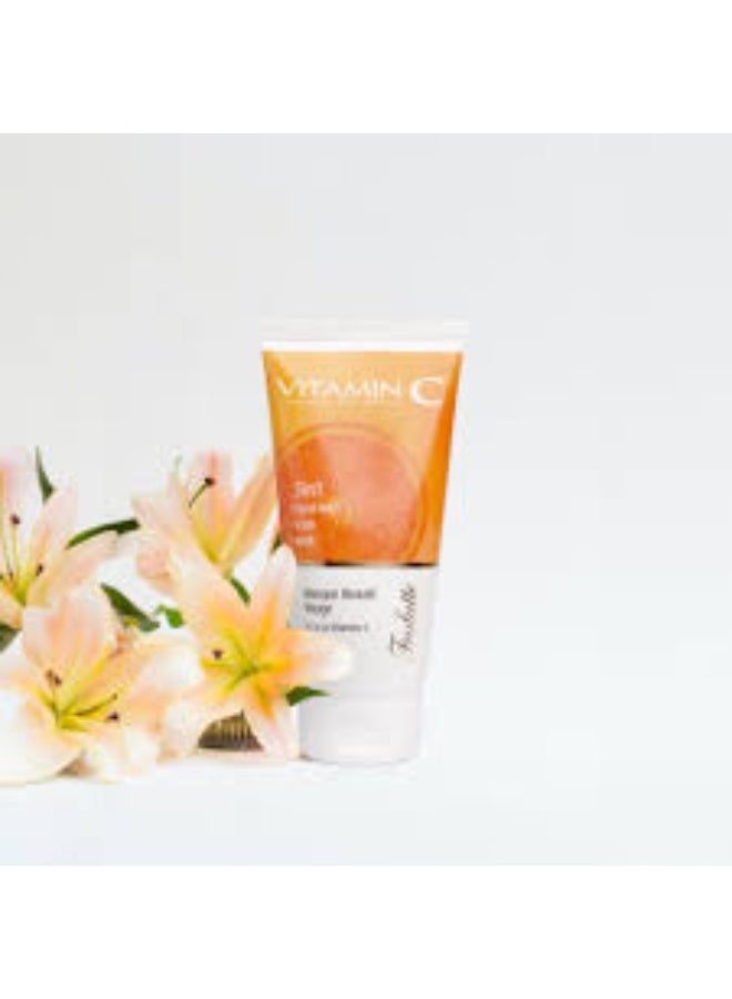 Arganicare Frulatte Vitamin C 3-In-1 Mask Scrub Facial Wash 150ml - Image 2