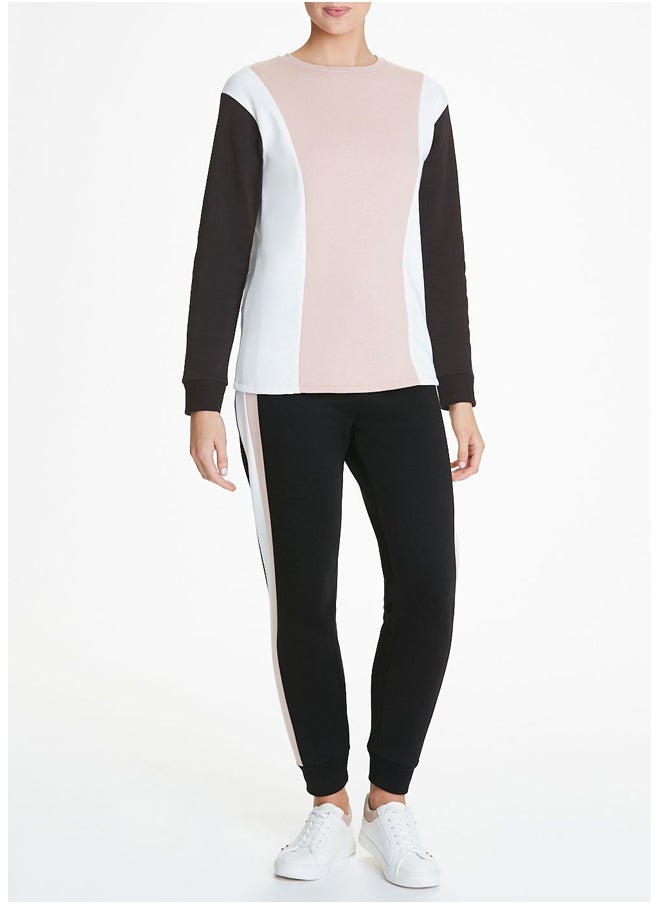 Matalan Colour Block Co-Ord Sweatshirt  - Image 2