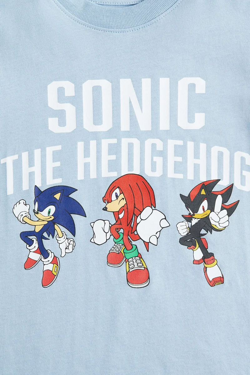 اتش اند ام Printed oversized T-shirt