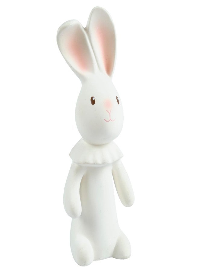 Tikiri Havah The Bunny all Rubber Squeaker Toy (White) - Image 1