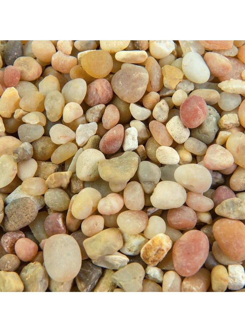 vsell24 2-4cm Decorative Pebbles Natural River Rock Pebbles for Plants, Home DIY Decor,Aquarium Gravel, Vase Fillers, Fairy Garden, Landscaping Outdoor Stones  - Image 1