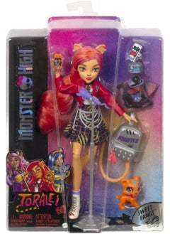 MONSTER HIGH Cat Toralei Stripe Collectible Doll With Pet And Accessories Sweet Fangs G3 Reboot  - Image 2