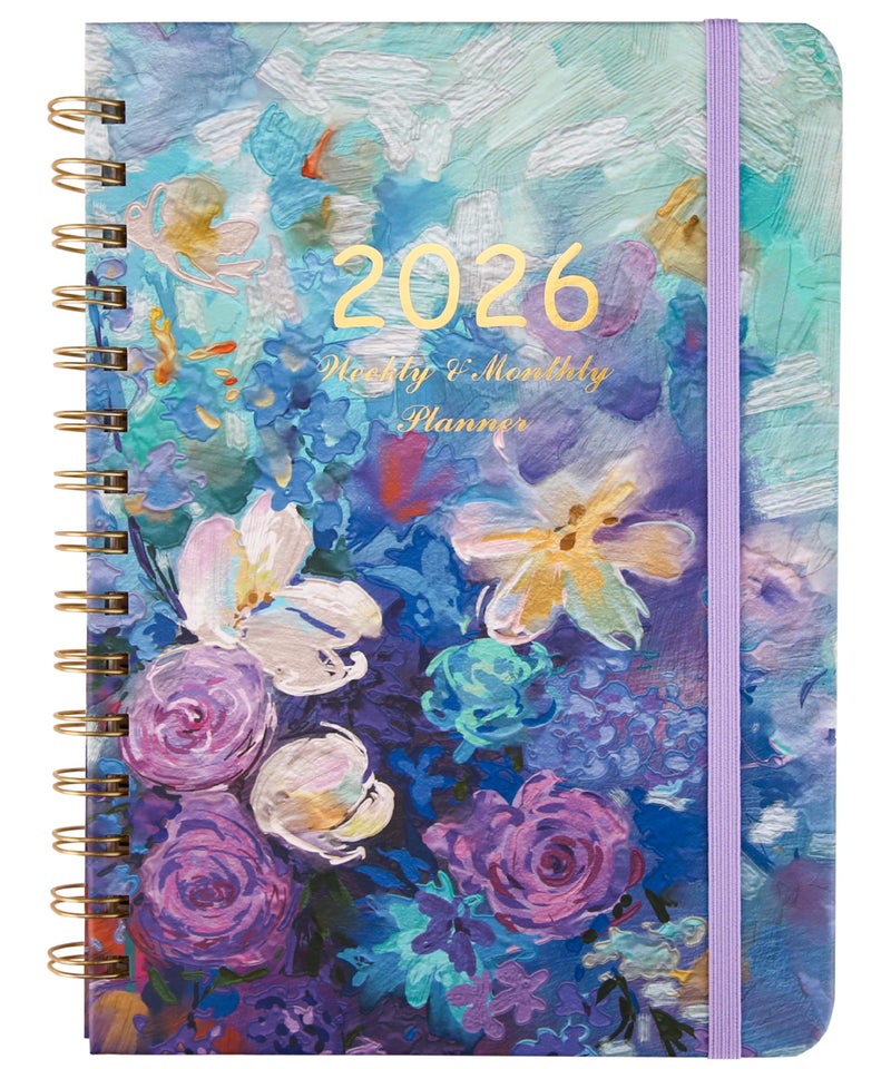 Mr. Pen 2026 Planner Weekly and Monthly Calendar Planner for Women Jan 2026 Dec 2026 Hardcover Planning Agenda book Spiral Bound Inner Pocket 63 x 85 - Image 2