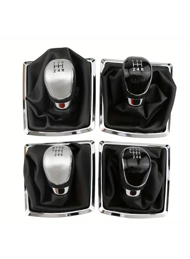 Silvery 5 Speed Transmission Gear Shift Knob For Focus Mk2fl C Max 2006 2011 - Image 1
