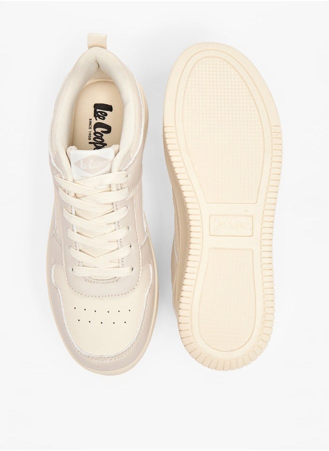 Lee Cooper - Women's Panelled Lace-Up Sneakers - Image 1