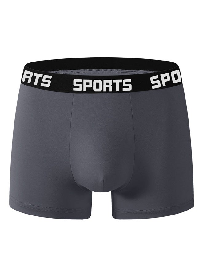 Zeemey 5 Pack Men's Sport Sort Boxer Briefs & Trunks,Breathable Stretch Cotton Moisture-Wicking Underwear,Modern Fit Low Rise - Image 5