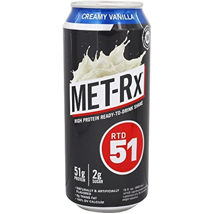 MET-Rx MET Rx - RTD 51 - (15oz Each) - Creamy Vanilla - Image 2