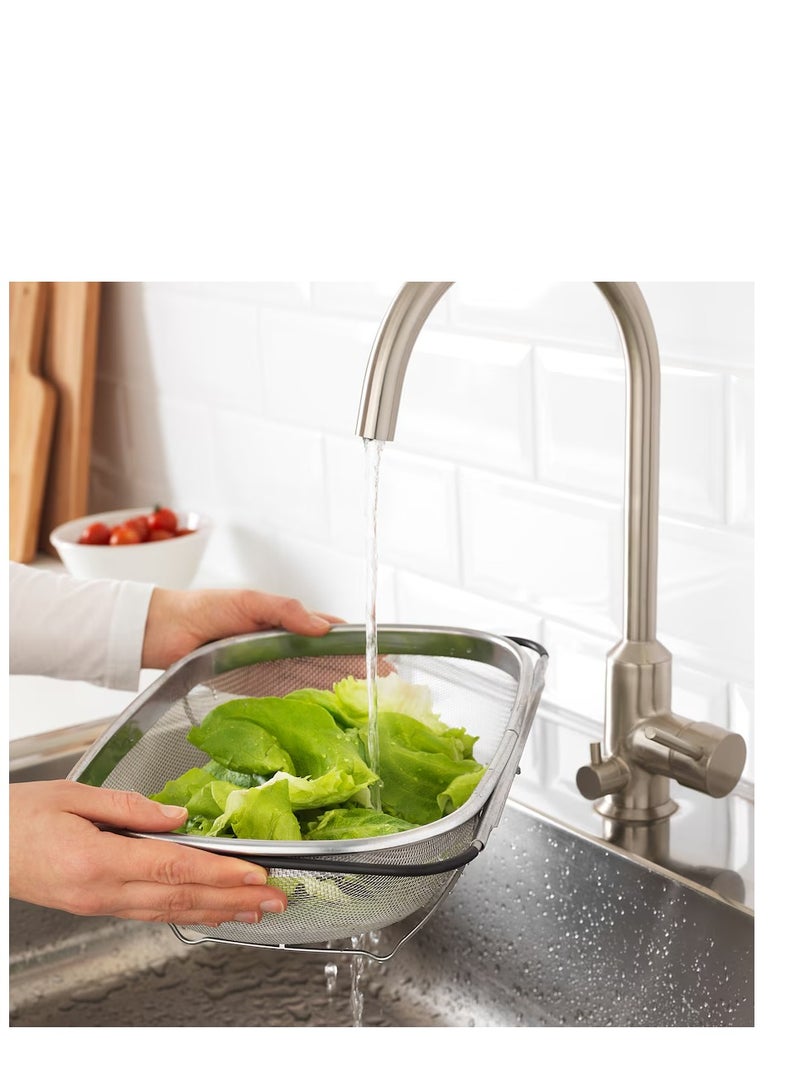 آيكيا فراكتا مصفاة ستينلس ستيل/أسود, ‎34x23 سم‏ - Image 5