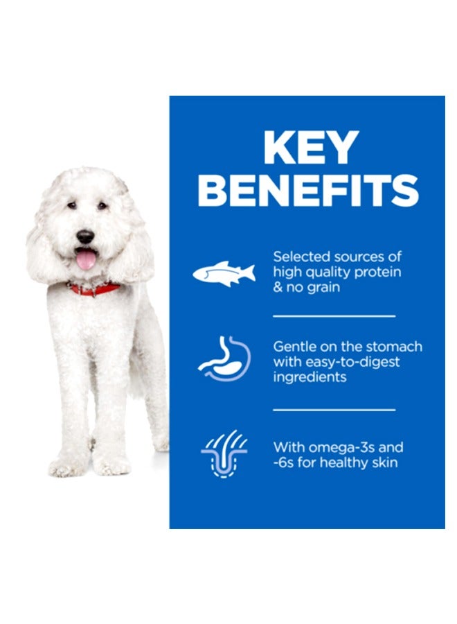 هيلز طعام للكلاب البالغة متوسطة الحجم لا يسبب الحساسية مع سمك السلمون - 2.5 كجم - Image 3