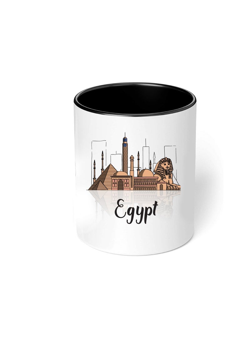 كوب قهوة أسود لليوم الوطني المصري - هدية لكل مصري - مثالي لعيد الاستقلال المصري - 11 أونصة - Image 4