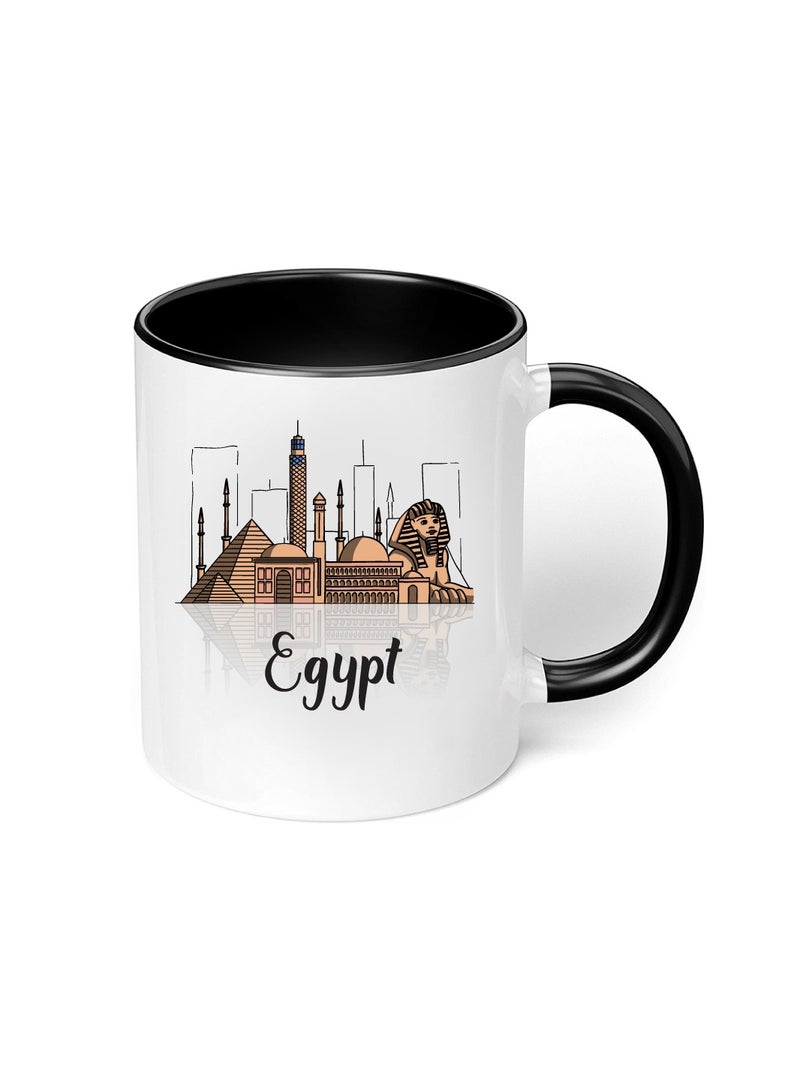 كوب قهوة أسود لليوم الوطني المصري - هدية لكل مصري - مثالي لعيد الاستقلال المصري - 11 أونصة - Image 5