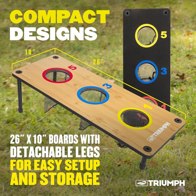 Triumph Sports 2-in-1 3 Hole Bags and Washer Toss Combo Game - Image 3